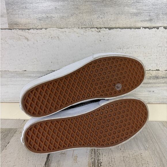 Vans Women’s 10.5 The Authentic Platform 2.0 Black White Canvas Sneakers New - Picture 7 of 8